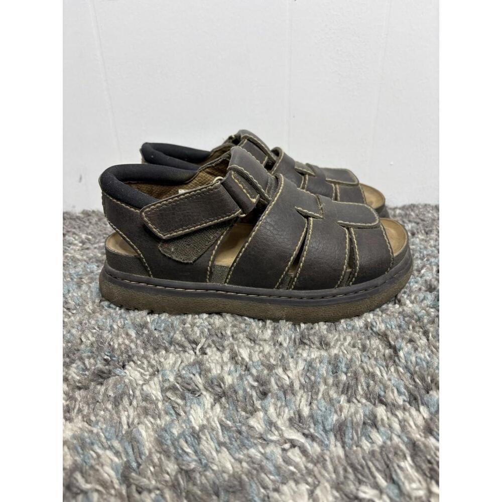 Wolfe Island Shoes Mens 7.5 Chunky Y2K Fisherman Grunge 90s Heavy Open Toe